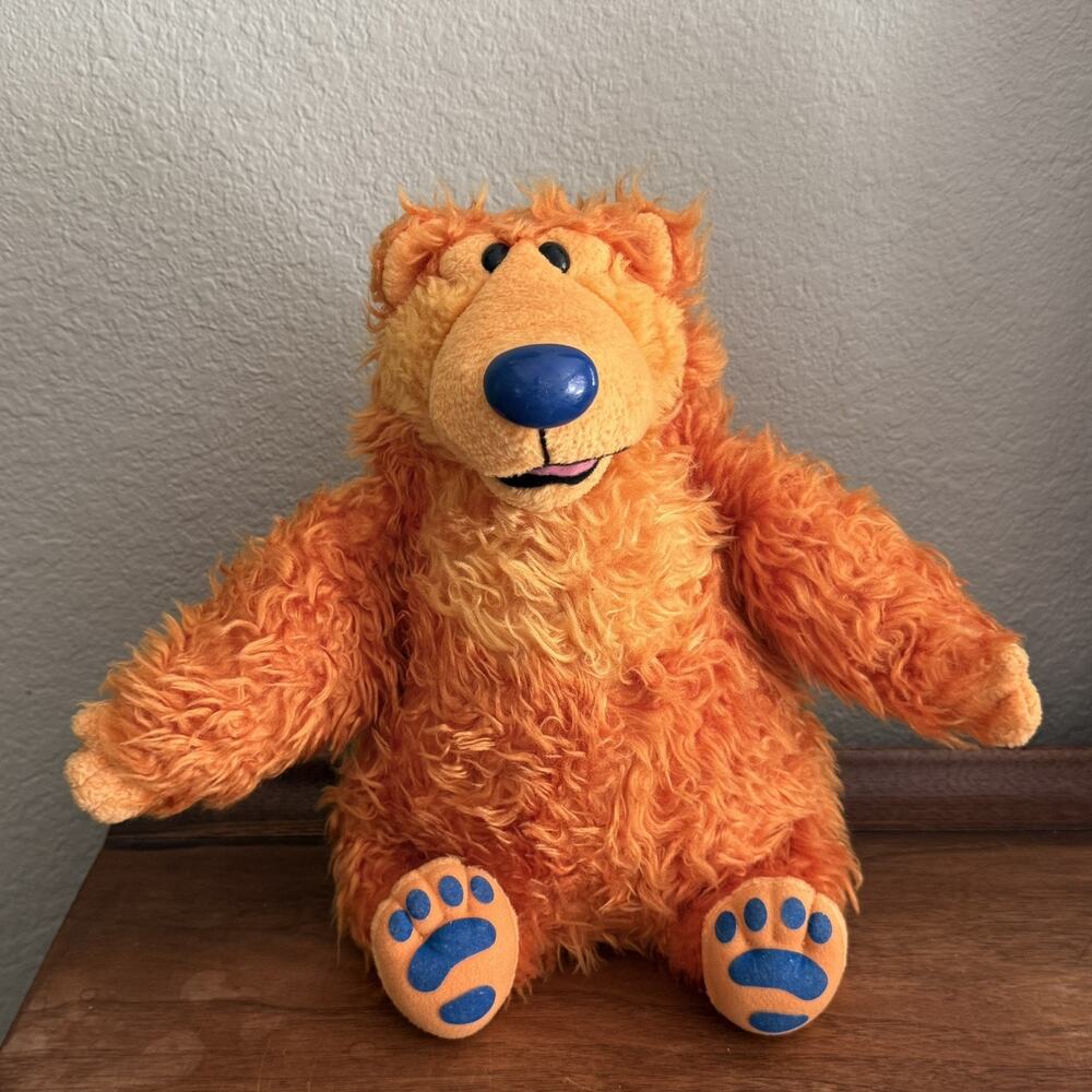 1999 Sniffing & Talking 14" 'Bear in the Big Blue House' Plush Toy